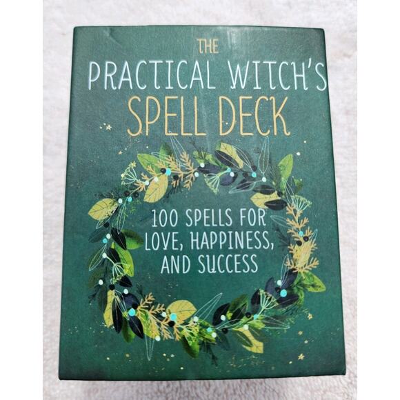 The Practical Witch's Spell Deck: 100 Spells for Love, Happiness, and Success - Picture 1 of 7
